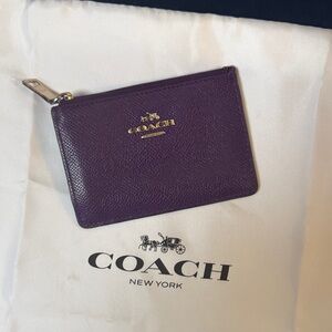 Coach Purple Card Case